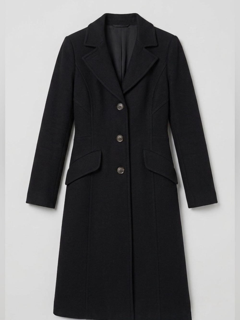 Celine Black Tailored Coat